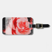 ヴィンテージバラ ラゲッジタグ (正面横)