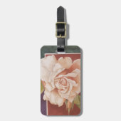 ヴィンテージバラ ラゲッジタグ (正面縦)