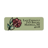 ヴィンテージバラ ラベル (正面)