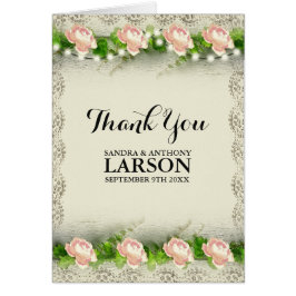 ヴィンテージバラ&レース結婚ズサンキュー