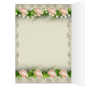 ヴィンテージバラ&レース結婚ズサンキュー (内側 (左))