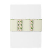 ヴィンテージバラ&レース結婚式招待状ベリーバンド 招待状ベリーバンド (裏面例)