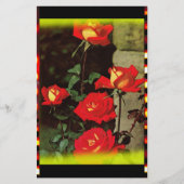 ヴィンテージバラ 便箋 (正面)