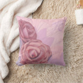 ヴィンテージバラ、枕 クッション (ブランケット)
