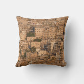 ヴィンテージバラ、調色された水色パターン。 クッション (裏面)