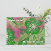 ヴィンテージバリろうけつ染めルアウ(ハワイ式宴会)招待状 招待状 (スタンド正面)