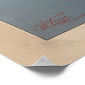 ヴィンテージバルカン諸島の地図と1916地中海の年 ポスター (角)