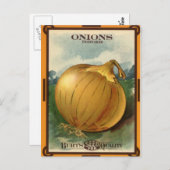 ヴィンテージバルトのオニオンシードパッケージ ポストカード (正面/裏面)