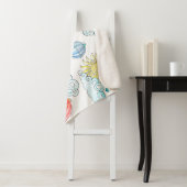 ヴィンテージバルーンお洒落：シームレスな水色。 シェルパブランケット (インサイチュ)