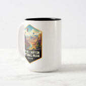 ヴィンテージバルーントリップスグランドキャニオン国立公園 ツートーンマグカップ (正面左)