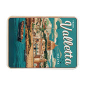 ヴィンテージバレッタ、マルタ旅行お土産やギフト マグネット (横)