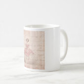 ヴィンテージバレリーナガールインザピンクツツ コーヒーマグカップ (正面右)