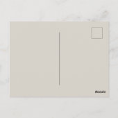 ヴィンテージバレンタインかわいいカラフルアールデコ ポストカード (裏面)