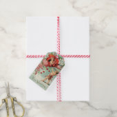 ヴィンテージバレンタインのギフトラベル ギフトタグ (より糸付き)