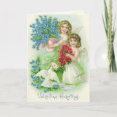 ヴィンテージバレンタインのグリーティングカード シーズンカード (正面)