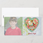 ヴィンテージバレンタインの写真カード シーズンカード (正面/裏面)