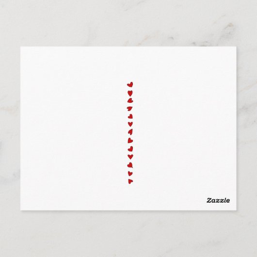 ヴィンテージバレンタインの小さなカウボーイ ポストカード (裏面)