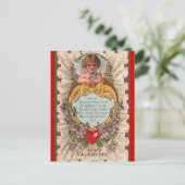 ヴィンテージバレンタインの挨拶はがき シーズンポストカード (スタンド正面)