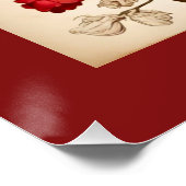 ヴィンテージバレンタインアート愛のキューピッド ポスター (コーナー)