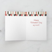 ヴィンテージバレンタインカー子供へド シーズンカード (内部)