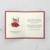 ヴィンテージバレンタインガールエンジェル祖父母 シーズンカード (内部)