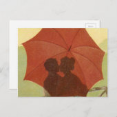 ヴィンテージバレンタインキス! シーズンポストカード (正面/裏面)