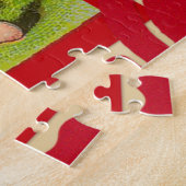 ヴィンテージバレンタインキュピッドアート ジグソーパズル (側面)