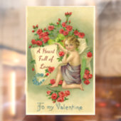 ヴィンテージバレンタインキューピッドウィンドウの固着 ウィンドウサイン (シート2)