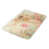 ヴィンテージバレンタインキューピッドエンジェル1 バスマット (アングル)