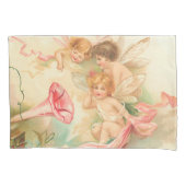 ヴィンテージバレンタインキューピッドエンジェル1 枕カバー (正面)