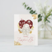 ヴィンテージバレンタインキューピッドエンジェル シーズンポストカード (スタンド正面)