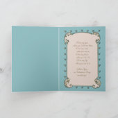 ヴィンテージバレンタインキューピッド郵便配達員 シーズンカード (内部)