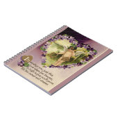 ヴィンテージバレンタインケルビアンドヴィオレット ノートブック (左側)