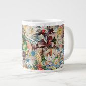 ヴィンテージバレンタインコラージュ ジャンボコーヒーマグカップ (正面右)