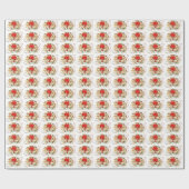 ヴィンテージバレンタインチェルブス&ハート ラッピングペーパー (フラット)