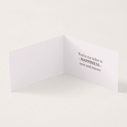 ヴィンテージバレンタインチケットトゥルーラブアヴェンストワンミニ (内部)