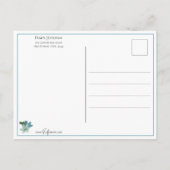 ヴィンテージバレンタインディ忘れンとブルーメノー ポストカード (裏面)