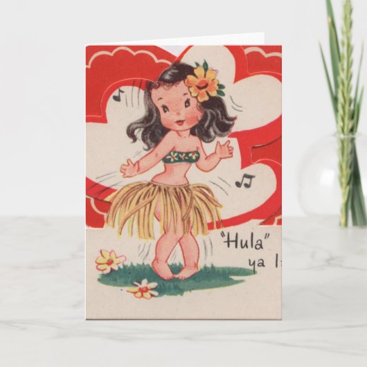 ヴィンテージバレンタインデイカード シーズンカード (正面)