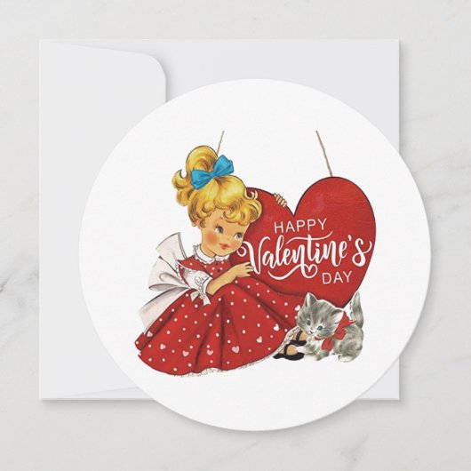 ヴィンテージバレンタインデイガール シーズンカード (正面)