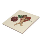 ヴィンテージバレンタインデイケラブアンドビクトリアンバラ タイル (側面)