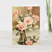 ヴィンテージバレンタインデラブロマンスピンクロース シーズンカード (正面)