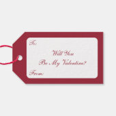 ヴィンテージバレンタインデーかわいい子in the Meadow ギフトタグ (裏面横)