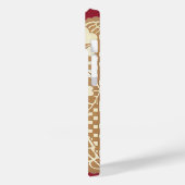 ヴィンテージバレンタインデーかわいい子in the Meadow Case-Mate iPhoneケース (裏面 / 左)