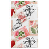 ヴィンテージバレンタインデーとスタンプ スモールペーパーバッグ (裏面)