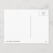 ヴィンテージバレンタインデーねこマウスティーカップハート シーズンポストカード (裏面)