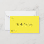 ヴィンテージバレンタインデーねこマウスティーカップハート ノートカード (裏面)