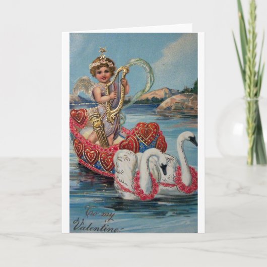 ヴィンテージバレンタインデーのカードの複製 シーズンカード (正面)