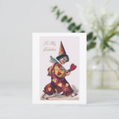 ヴィンテージバレンタインデーのカード複製 シーズンポストカード (スタンド正面)