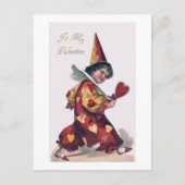 ヴィンテージバレンタインデーのカード複製 シーズンポストカード (正面)