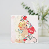 ヴィンテージバレンタインデーのカード カード (スタンド正面)